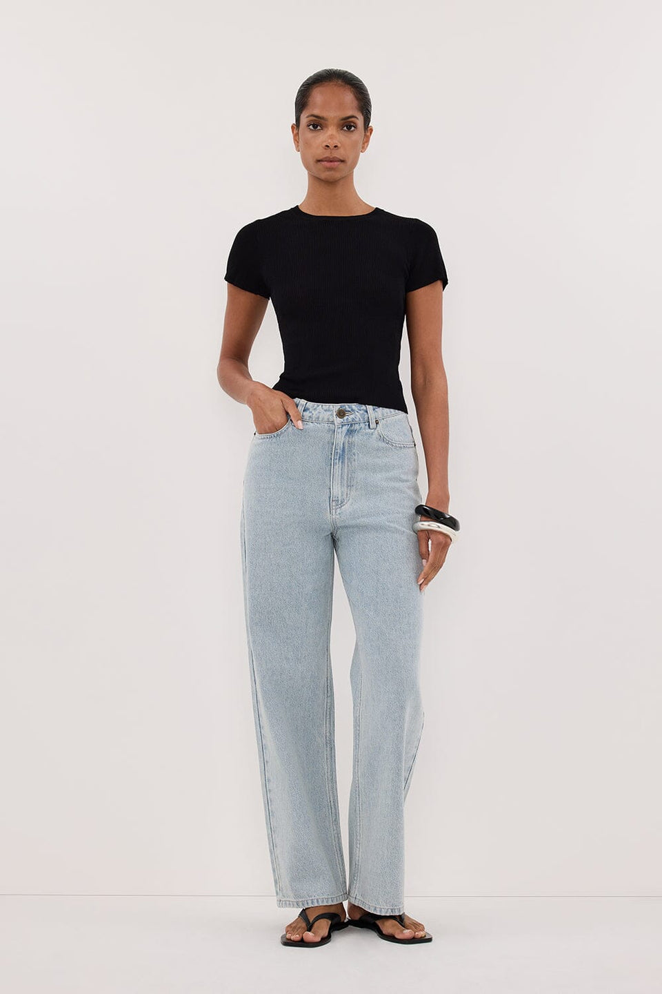 WESTIN LIGHT RINSE STRAIGHT JEAN Clothing DISSH Boutiques 4 LIGHT RINSE