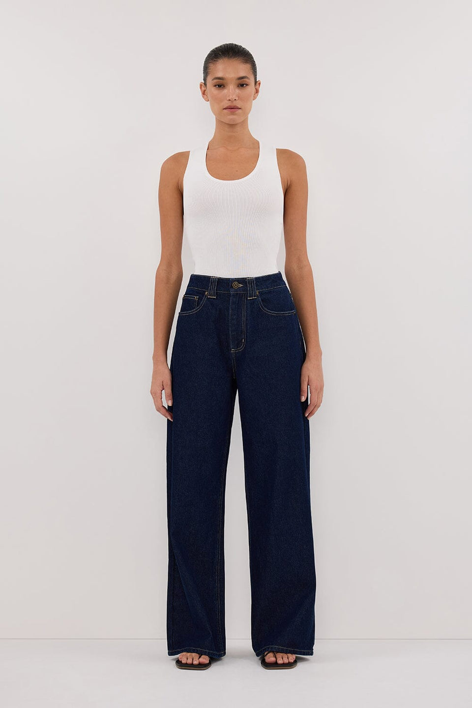 REAGAN 2.0 INDIGO SLOUCHY JEAN Clothing DISSH Boutiques