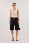 DEVIN CREAM RACER KNIT TANK