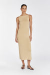 TAYLOR SAND KNIT MIDI DRESS