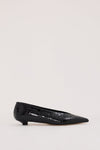DOF STUDIOS CLAUDIA BLACK CROC HEEL