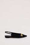 ALIAS MAE BLACK SUEDE HARRIET FLAT