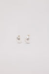 HEAVEN MAYHEM KY SMOOTH SILVER HOOP EARRING