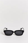 VINZ BLACK SQUARE SUNGLASSES