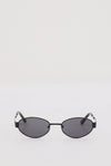 LUV LOU THE BOSTON BLACK SUNGLASSES