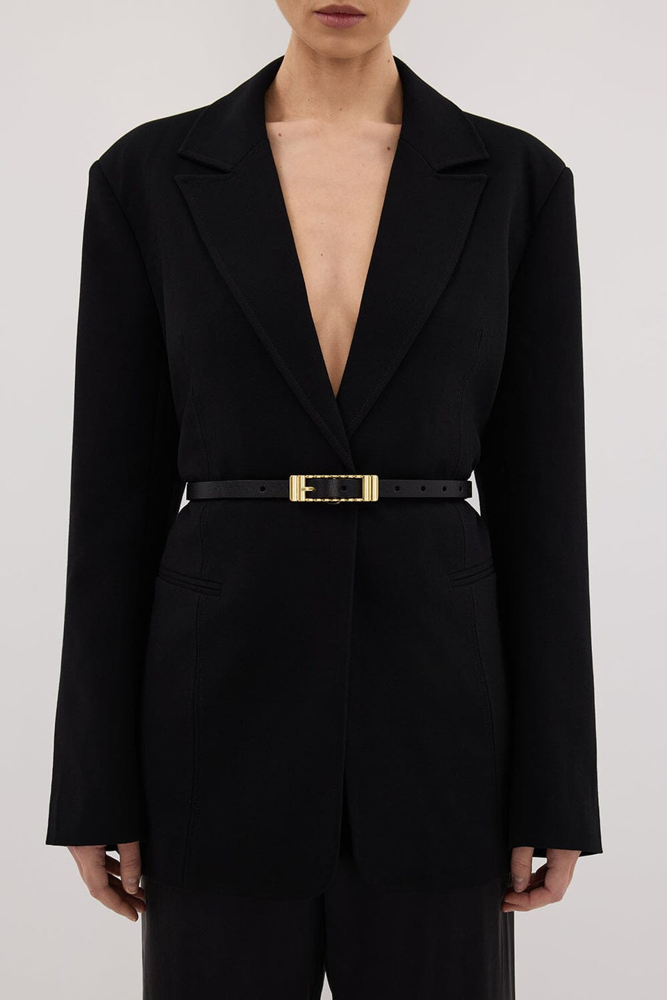 SANCIA THE MARZI BLACK BELT Accessories DISSH Boutiques