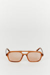 LUV LOU DUSTY RUST SUNGLASSES