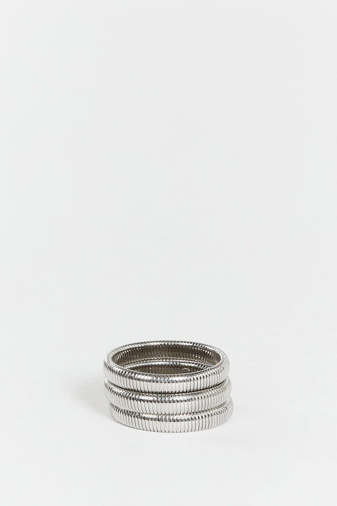 LUV AJ FLEX CHAIN BRACELETS SILVER | Dissh