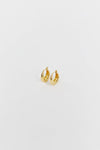ST VALENTINE POSITANO GOLD HOOPS