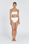 BASE OFF WHITE BANDEAU TOP