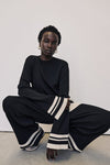 MADISON BLACK CONTRAST JUMPER