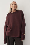 ROY WALNUT LONGLINE KNIT JUMPER