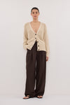 HUGO CLAY KNIT CARDIGAN