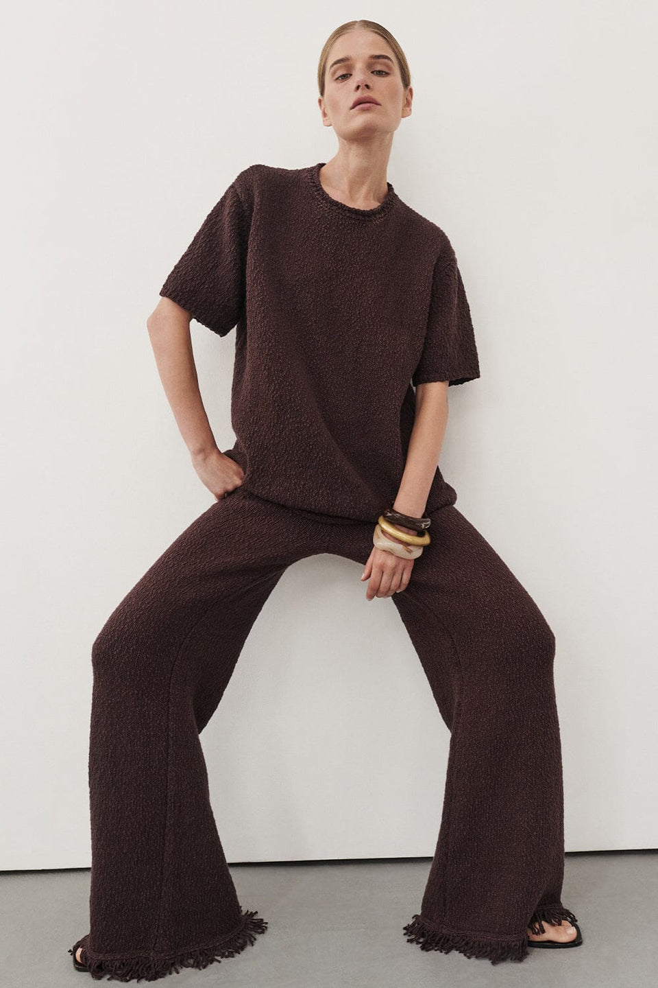 SUE CHOC OVERSIZED KNIT TEE Clothing DISSH Boutiques