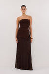 LUKE CHOC LONGLINE BANDEAU TOP