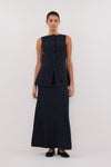 AVA INK LONGLINE KNIT MIDI SKIRT