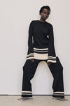 MADISON BLACK CONTRAST PANT