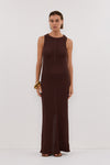 BLOOM CHOC CROCHET MAXI DRESS