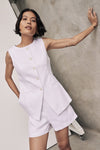 JESSIE WHITE LINEN SHORT