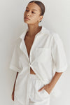 MAXIE WHITE COTTON SHIRT
