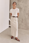 ROWAN BONE MIDI SKIRT