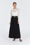 WILLA BLACK MAXI SKIRT