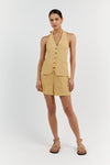AMELIA LEMON TENCEL BLEND SHORT