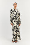 LAYTON CREAM SLEEVED DRESS