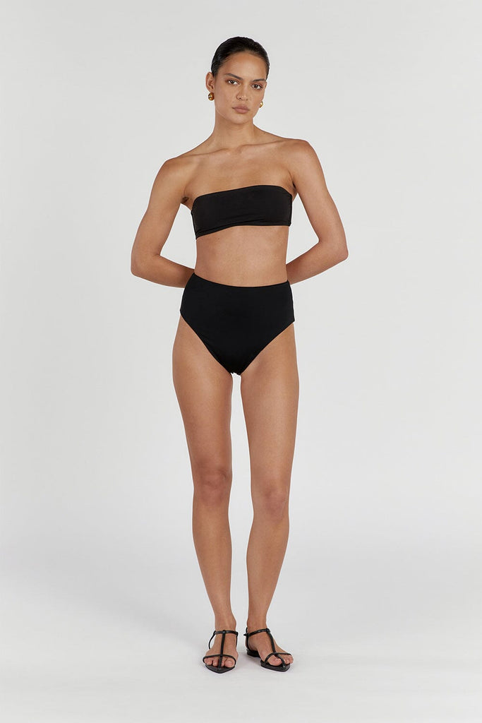 CALLIE BLACK HIGH WAISTED BRIEF Dissh