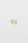 LUV AJ BABY AMALFI GOLD HOOPS