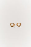 PORTER MINI MARGOT GOLD HOOP EARRINGS