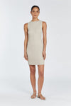 SIENNA STONE KNIT MINI DRESS