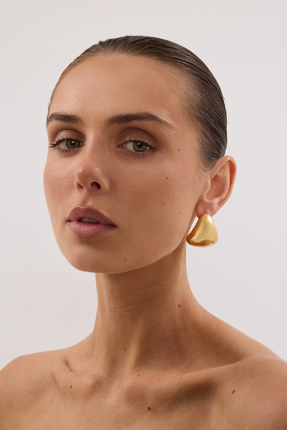 ANNA ROSSI THE ARCH EARRING GOLD Accessories DISSH Boutiques 
