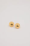 ANNA ROSSI DOMED GOLD EARRING