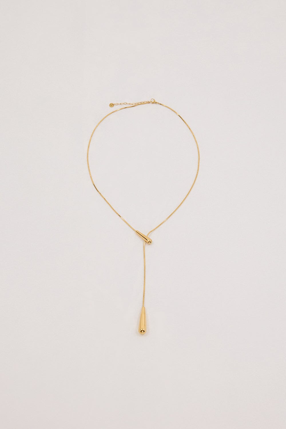 ANNA ROSSI GOLD DROP CHAIN NECKLACE