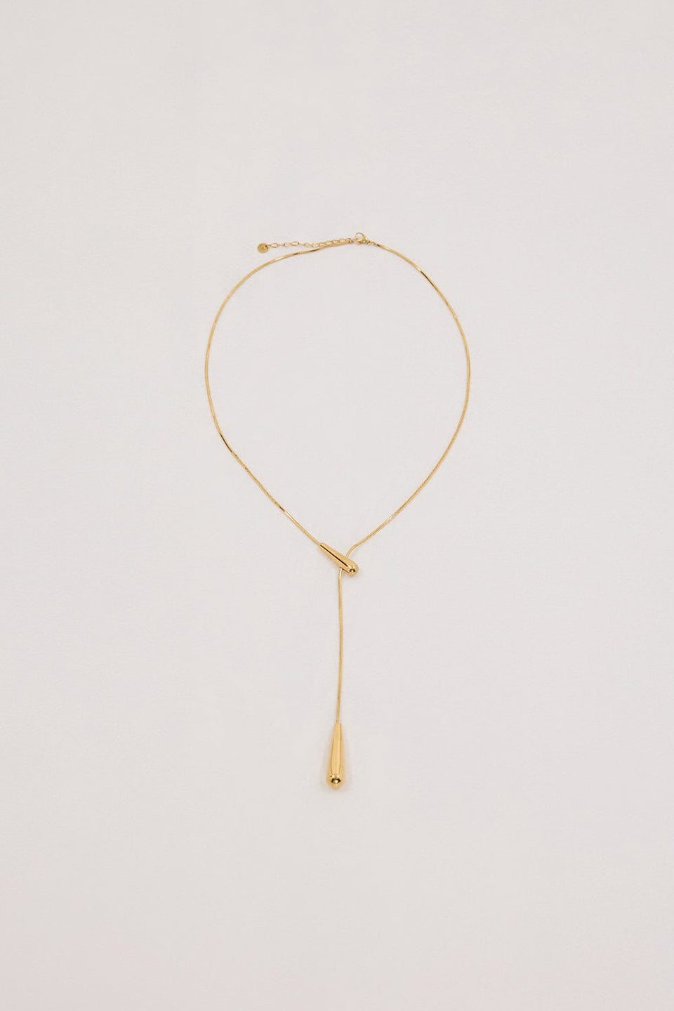 ANNA ROSSI GOLD DROP CHAIN NECKLACE