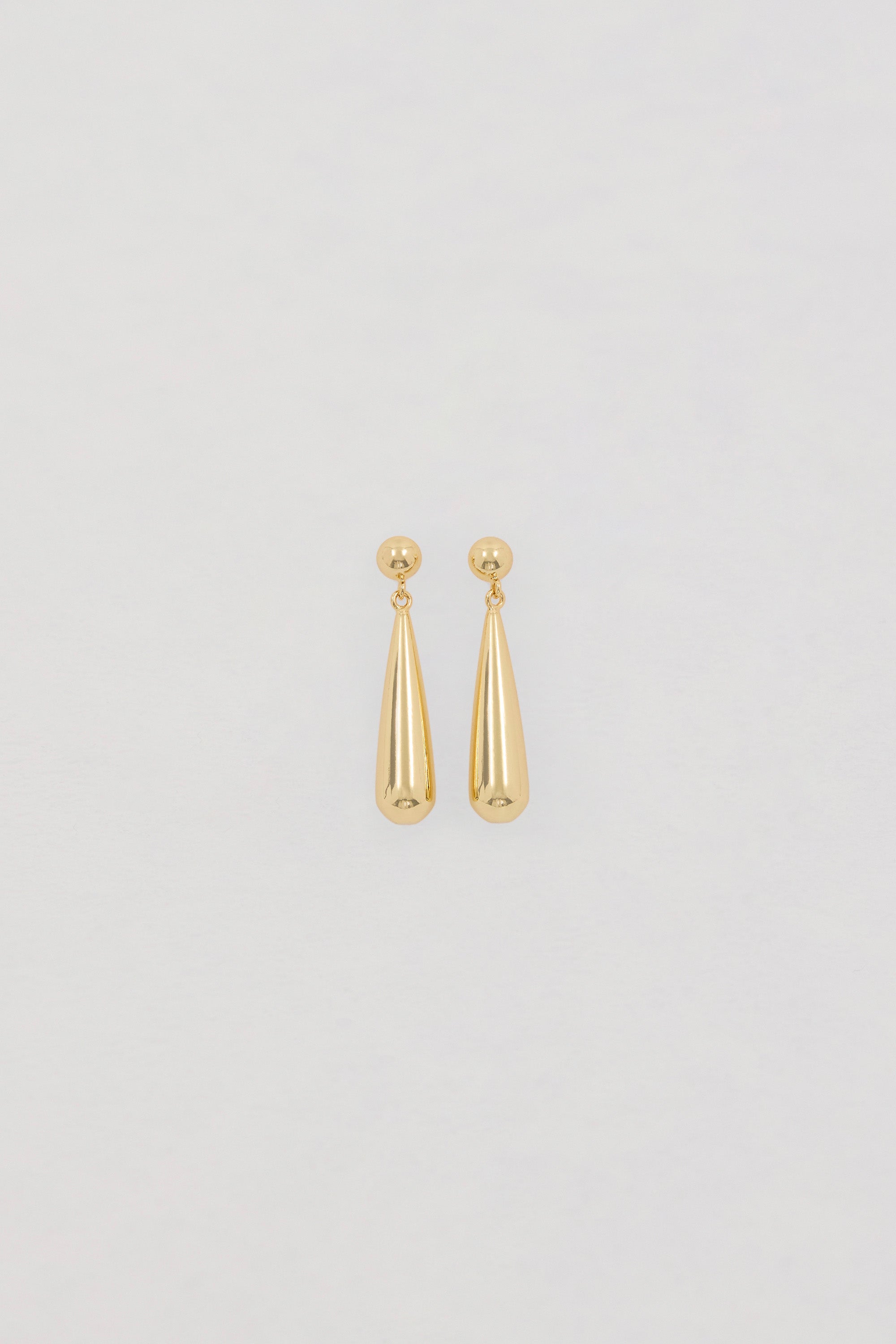ANNA ROSSI DROP GOLD EARRING