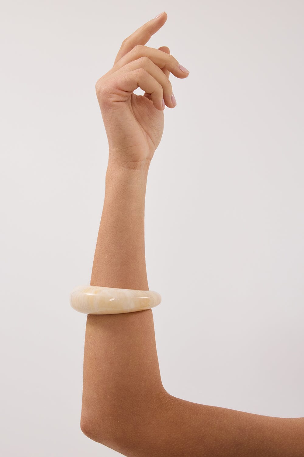 ANNA ROSSI HEIRLOOM BANGLE CREAM Accessories DISSH Boutiques 