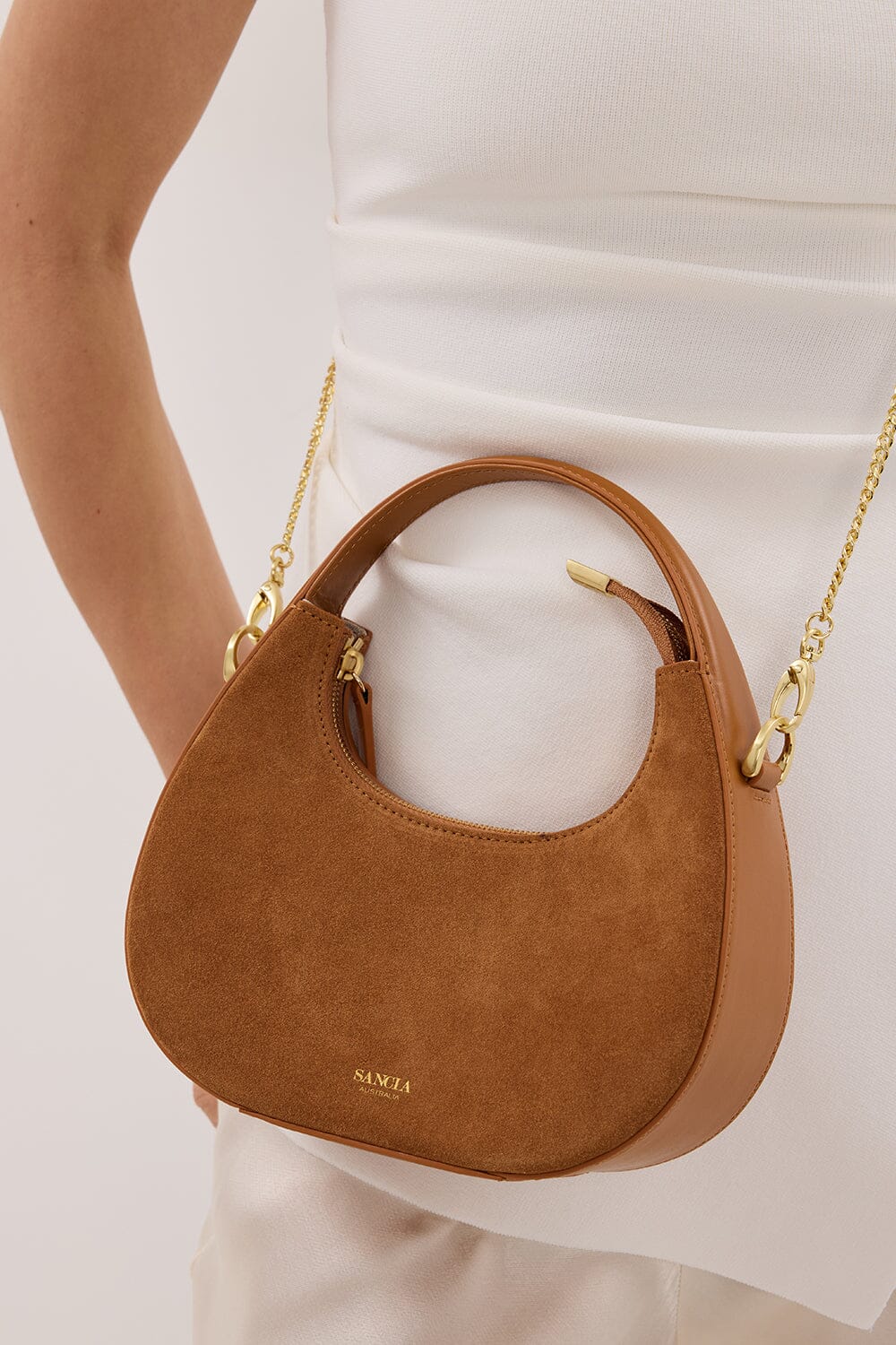 SANCIA THE ARITZO WALNUT BAG Accessories DISSH Boutiques 