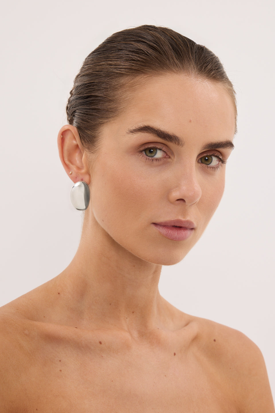 ANNA ROSSI PRISM EARRING LIGHT SILVER