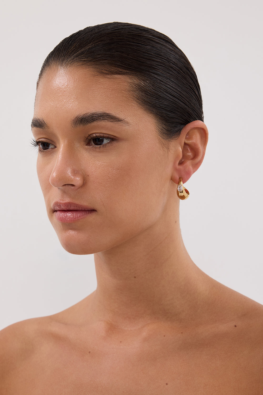 AMBER SCEATS ANSEL EARRING GOLD Accessories DISSH Boutiques 