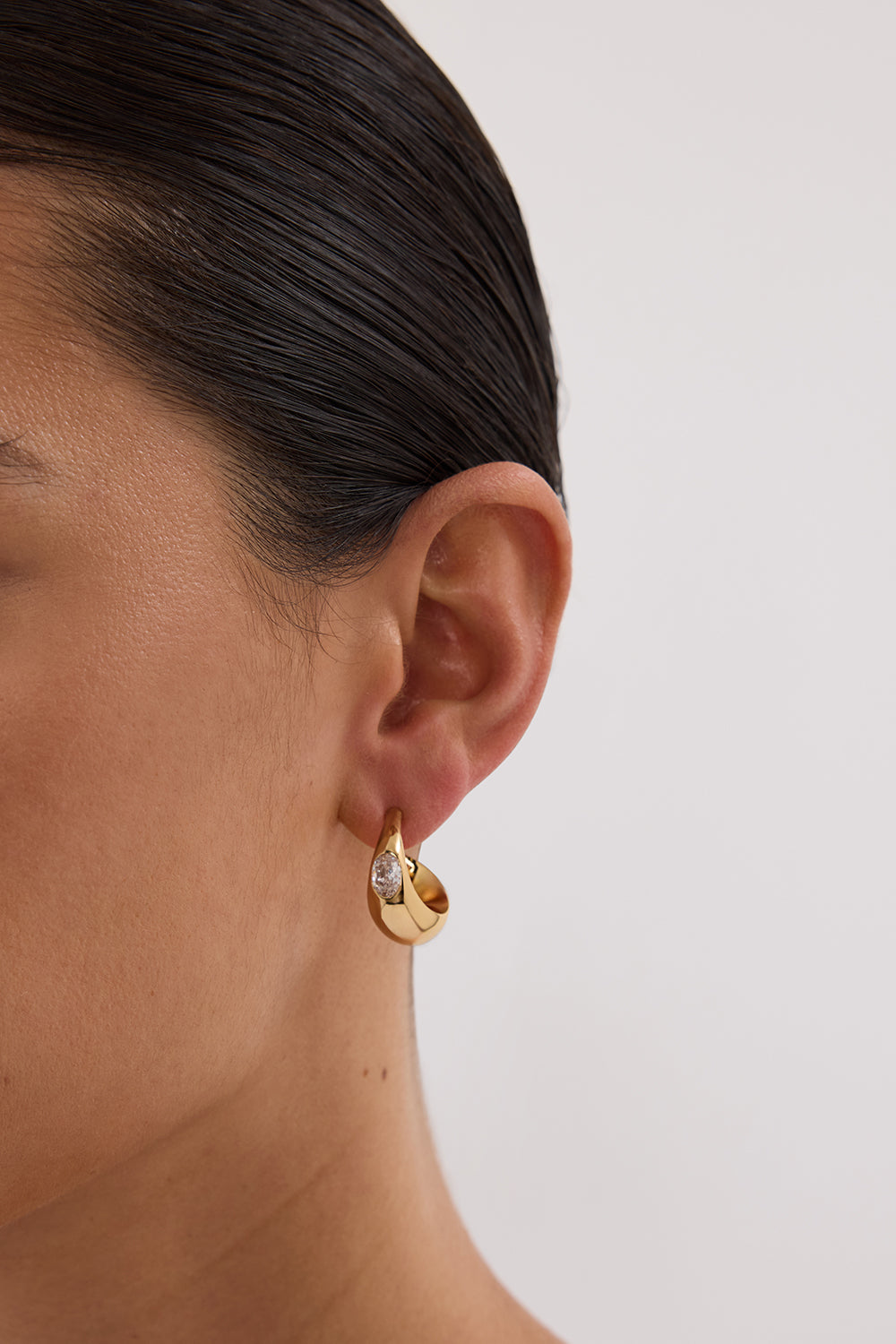 AMBER SCEATS ANSEL EARRING GOLD Accessories DISSH Boutiques 