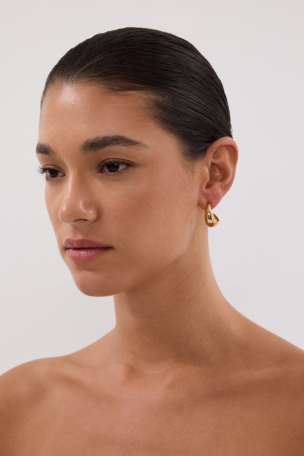 AMBER SCEATS ZANE EARRING GOLD Accessories DISSH Boutiques O/S GOLD 
