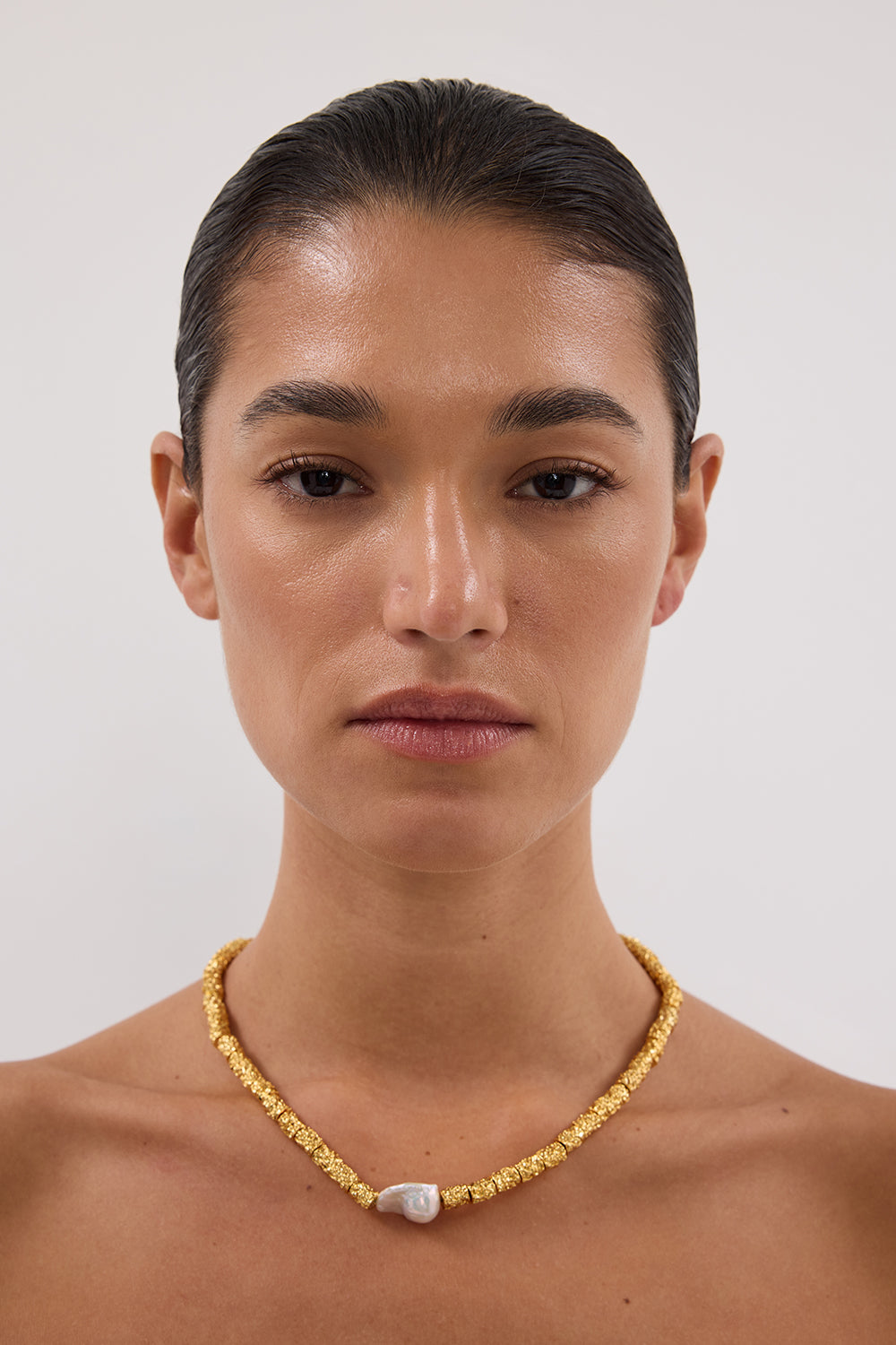 AMBER SCEATS LIORA NECKLACE GOLD Accessories DISSH Boutiques 