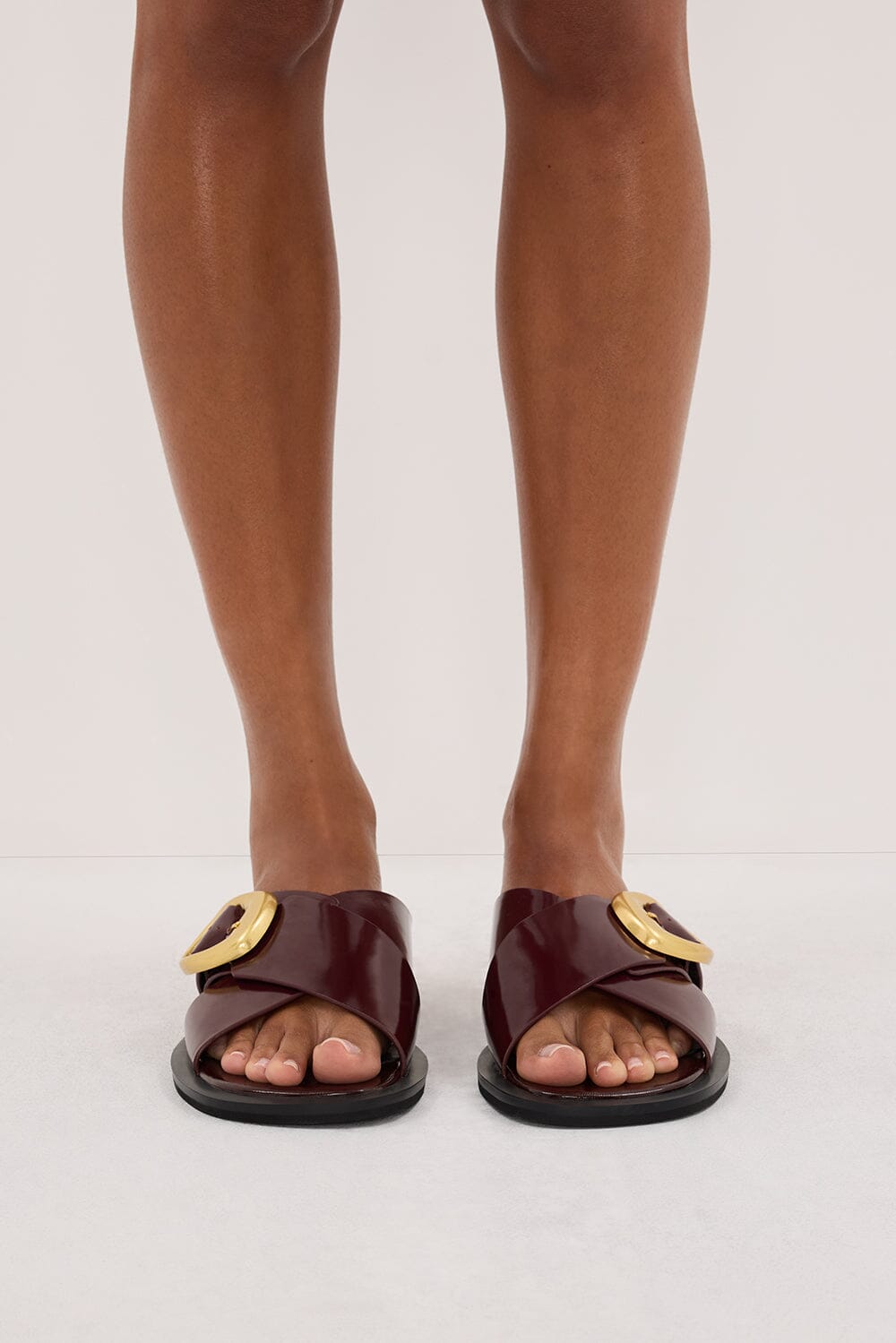 ALIAS MAE ELLE BURGUNDY SANDAL Shoes DISSH Boutiques 