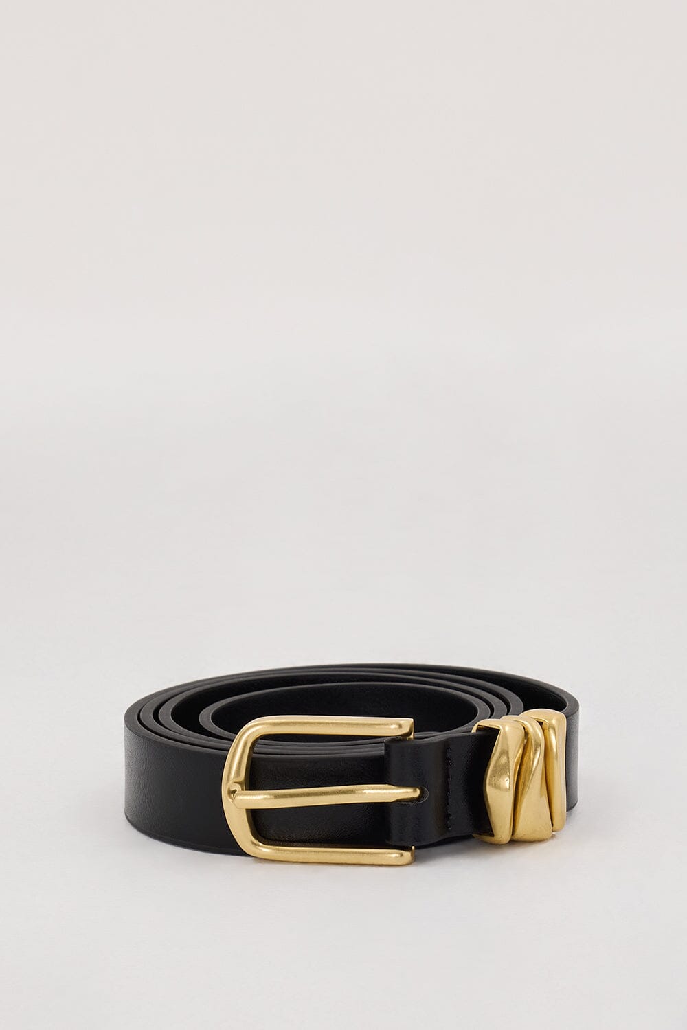 BRIE LEON ORGANICA BELT BLACK GOLD Accessories DISSH Boutiques XS/S BLACK 