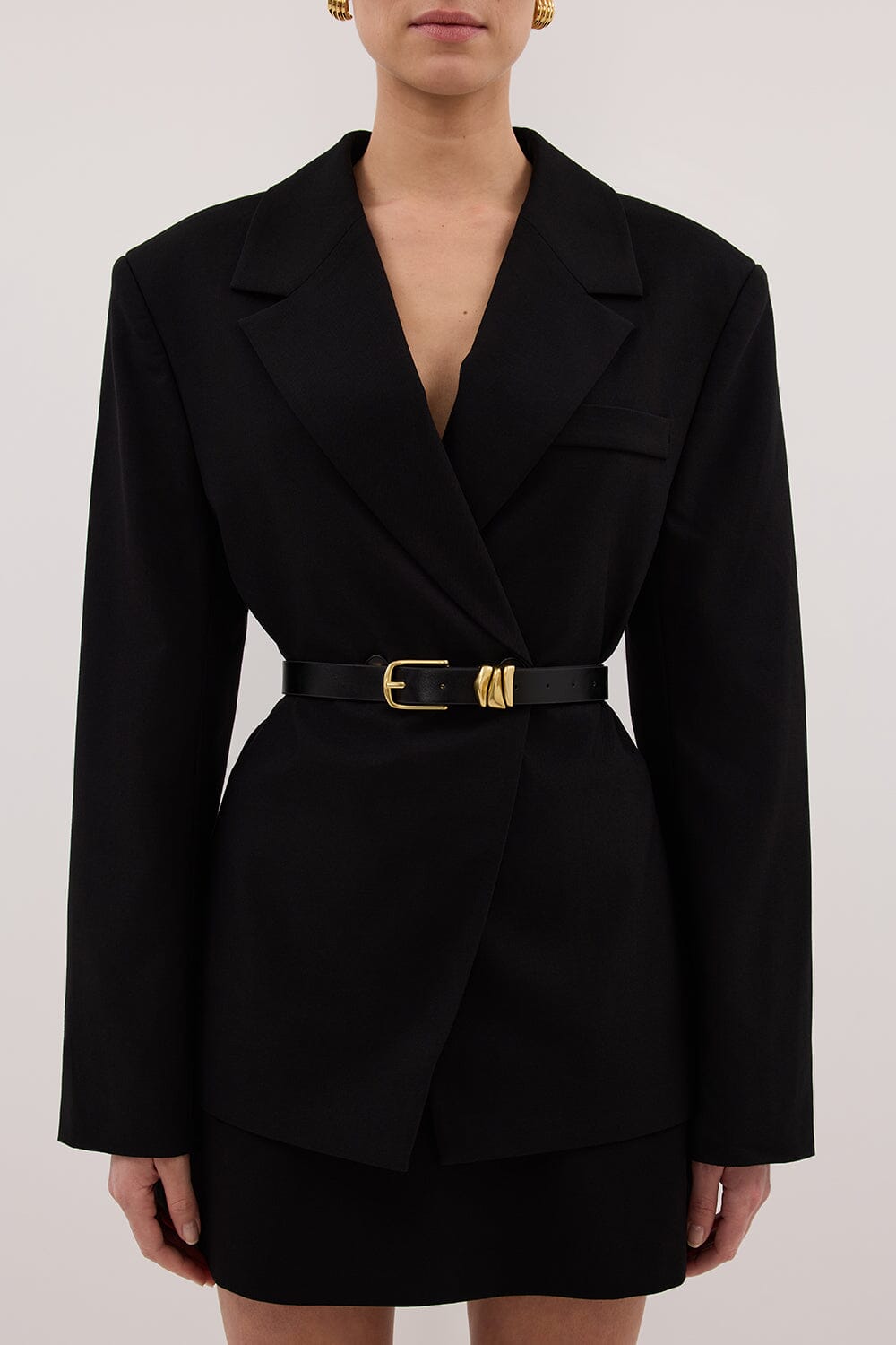 BRIE LEON ORGANICA BELT BLACK GOLD Accessories DISSH Boutiques 