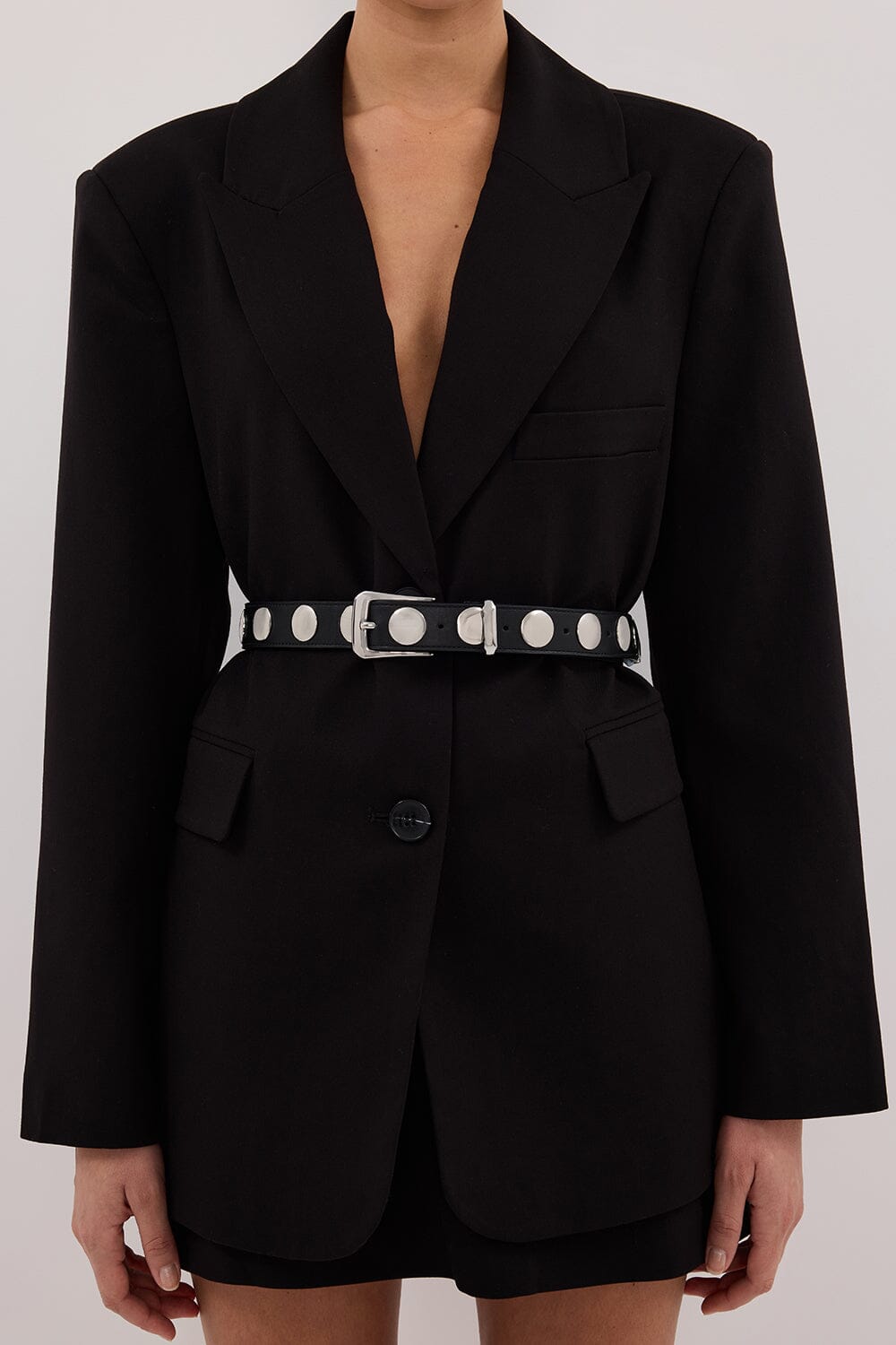 SENSO BLACK BOBBI BELT Accessories DISSH Boutiques 