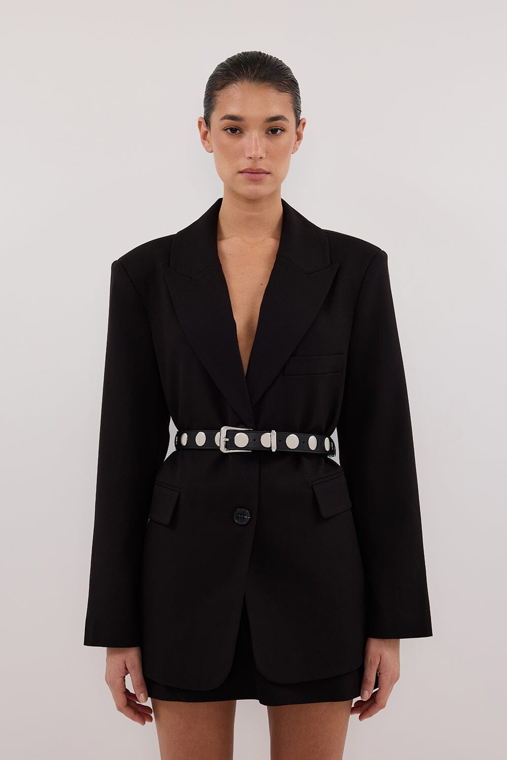 SENSO BLACK BOBBI BELT Accessories DISSH Boutiques 