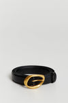 MARGOT BLACK LEATHER BELT